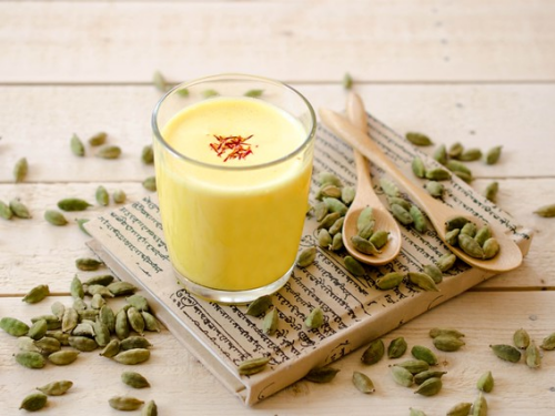 Easy Badam Milk Recipe